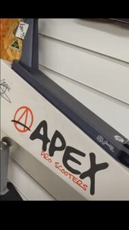 APEX Peg Cut 5&rdquo; Pro Scooter Deck LE Limited Edition