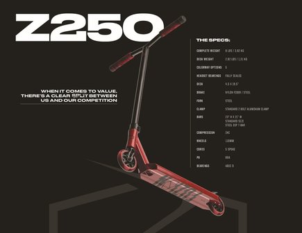 FUZION Z250 Stunt-Scooter 