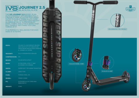 INVERT SUPREME Jamie Hull Journey 2.5 Komplett-Stunt-Scooter