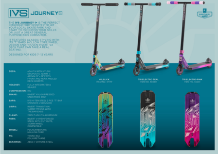 INVERT SUPREME Jamie Hull Journey 1+ Komplett-Stunt-Scooter 